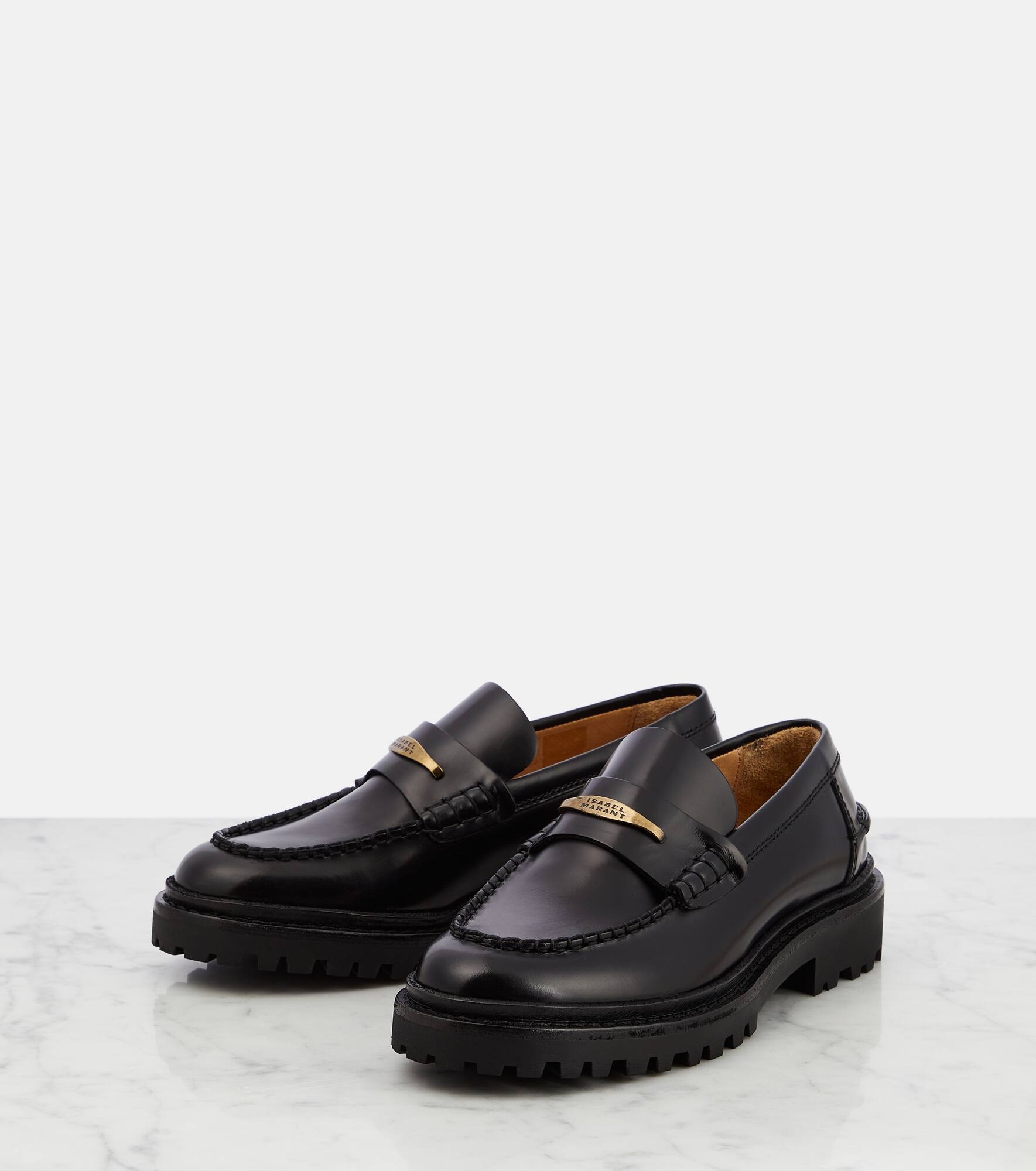 Frezza leather penny loafers - 5