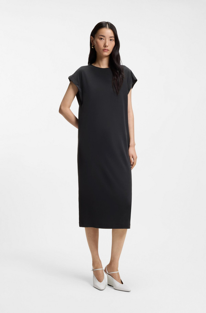 BOSS JERSEY DRESS WITH REAR KNOT DETAIL outlook