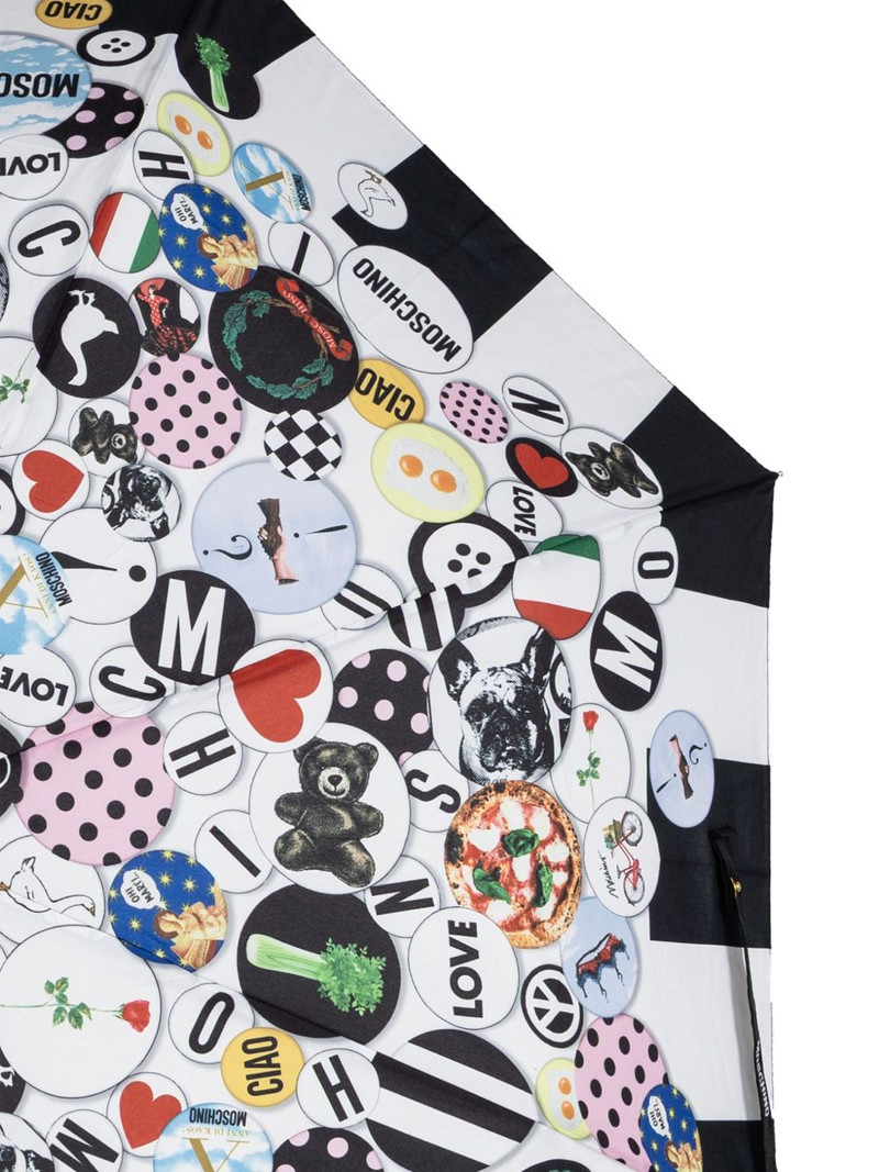 patterned-border printed umbrella 4