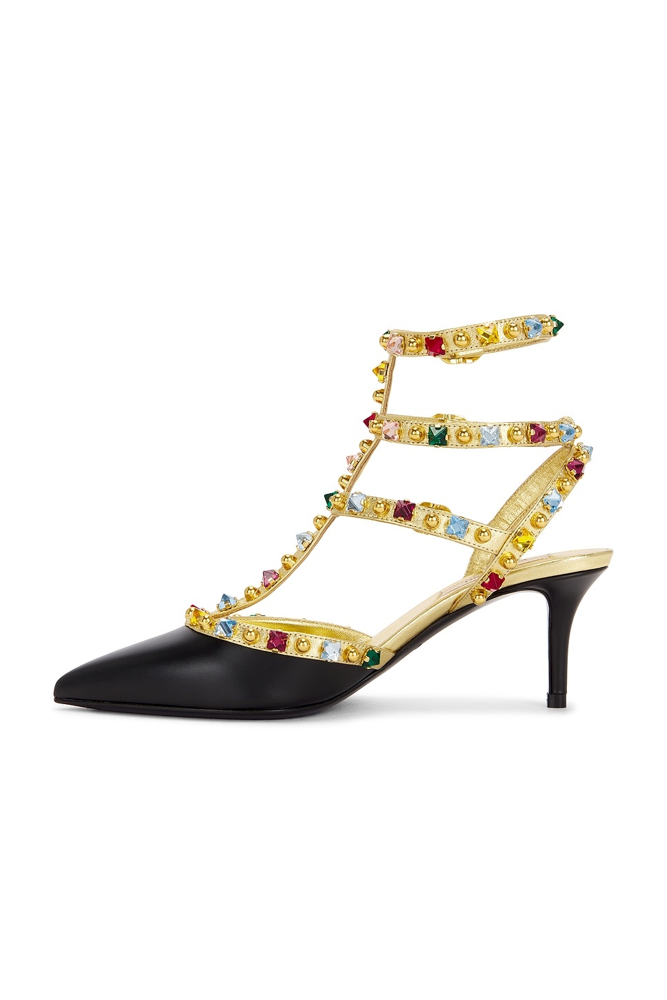 Rockstud Ankle Strap Pump - 5