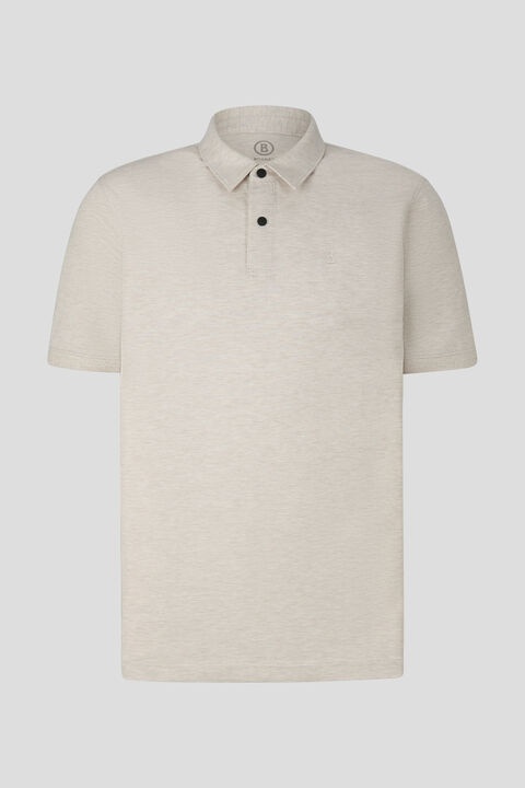 Timo Polo shirt in Beige melange - 1