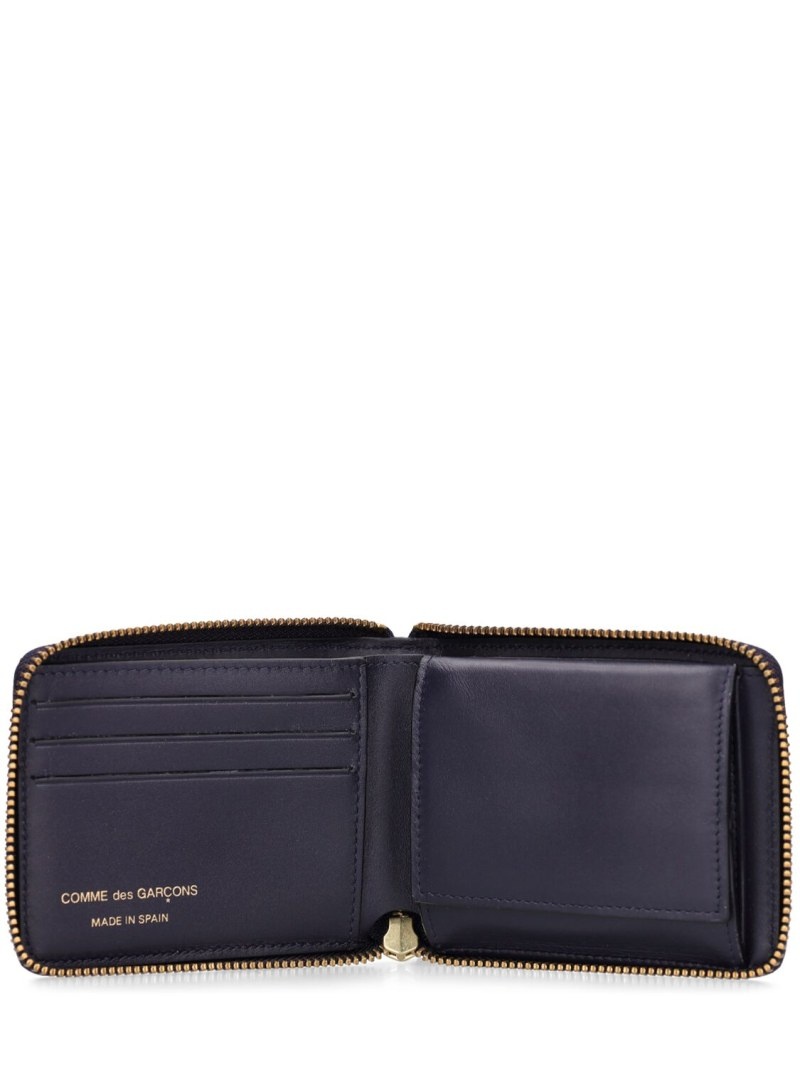 Leather zip wallet - 2