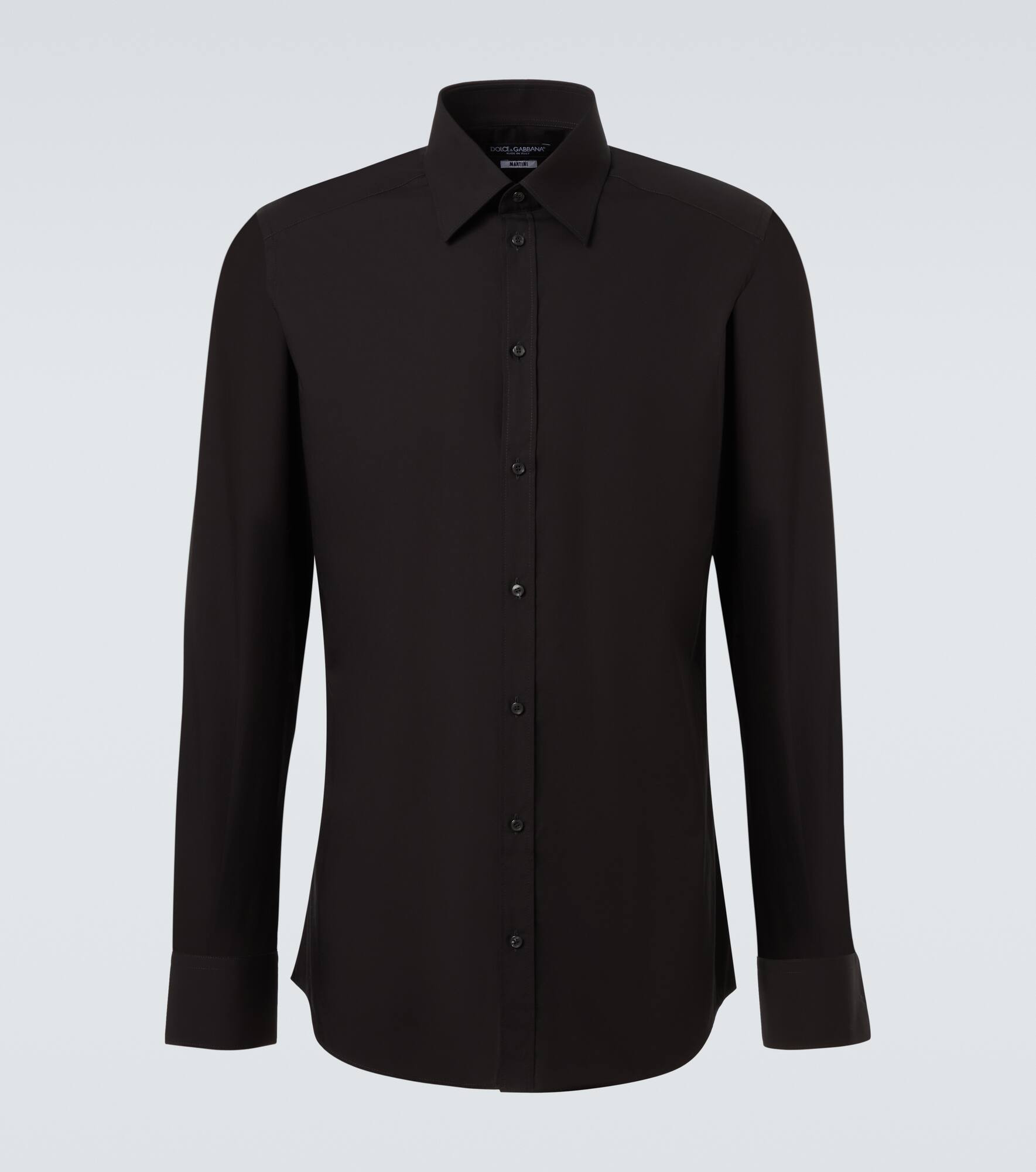 Cotton poplin shirt - 1