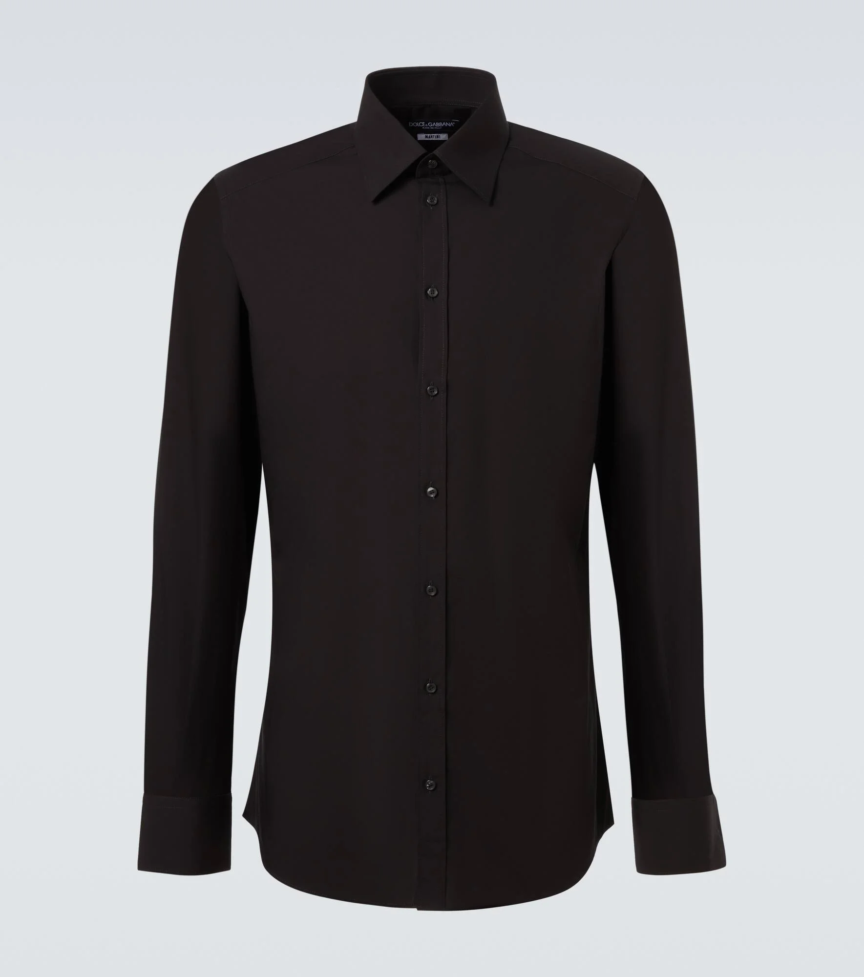 Cotton poplin shirt - 1