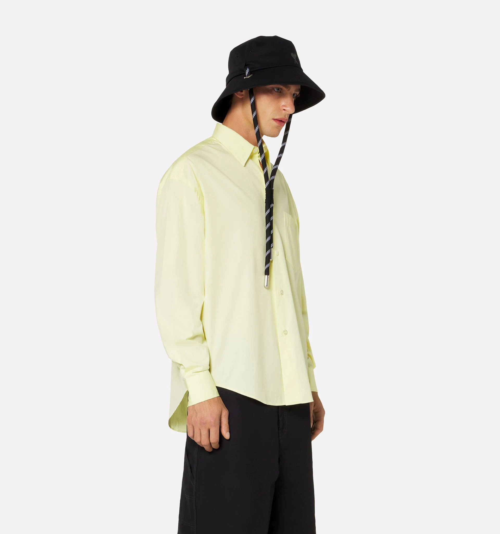 Shirt With Ami Satin Label - 3
