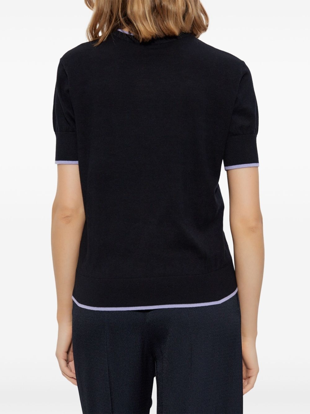 eagle-embroidered top - 4