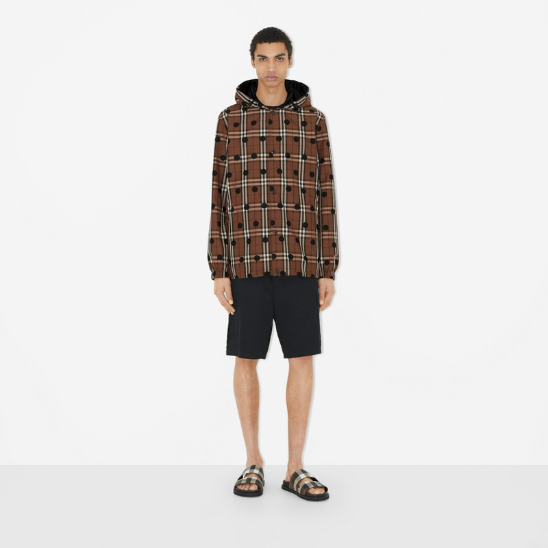 Burberry Reversible Polka Dot Vintage Check Nylon Jacket outlook