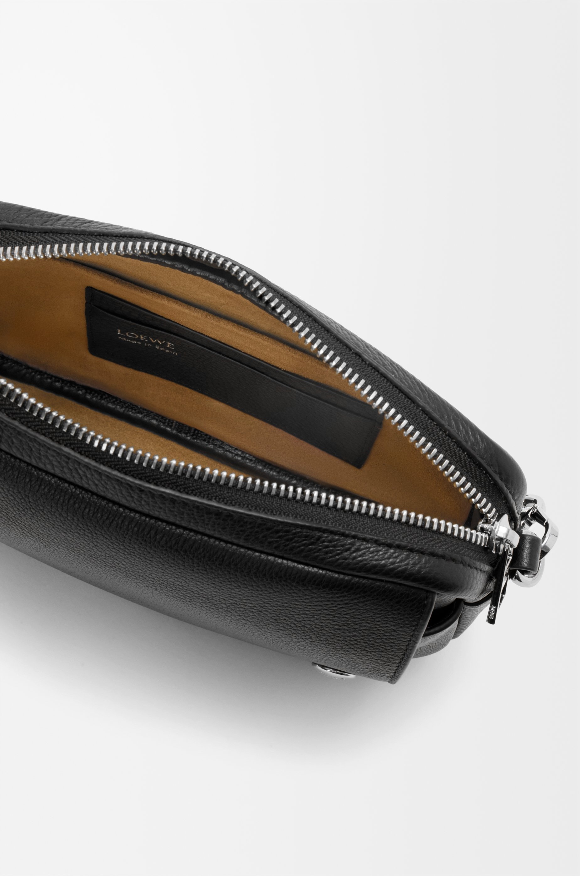Small Pebble messenger bag in supple grained calfskin - 3