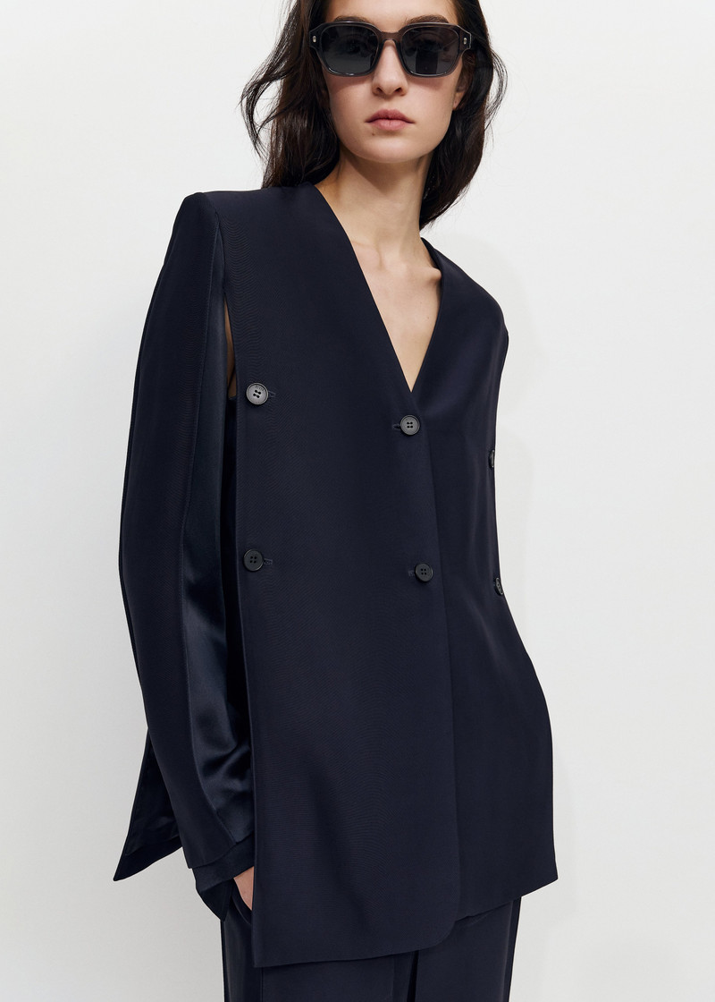 BEVZA Bevza Deconstructed Jacket #3 - Dark Ink Navy outlook