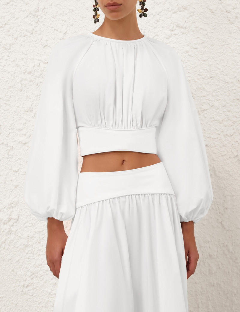 Zimmermann POPLIN BILLOW TOP outlook