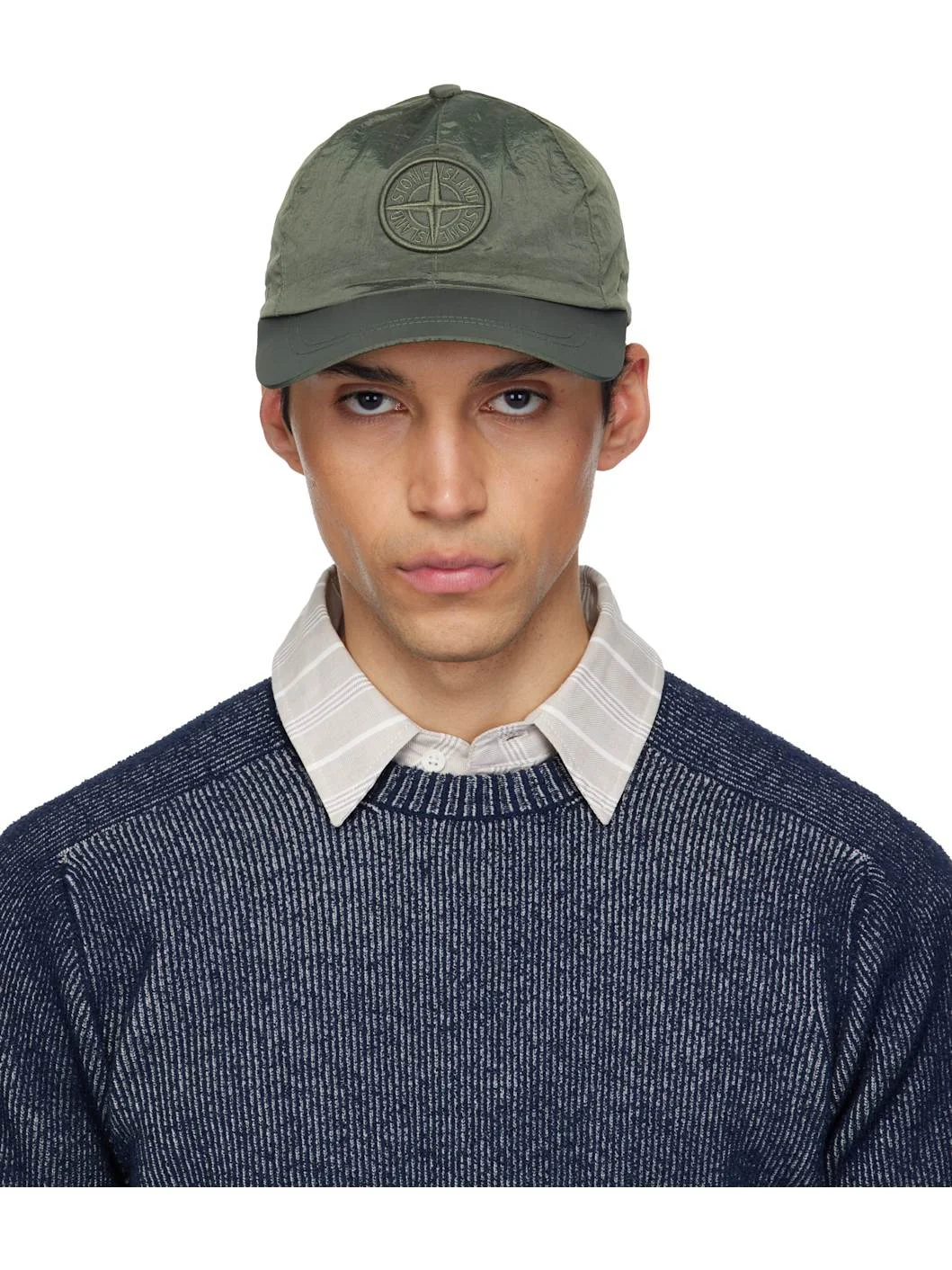 Khaki 9100011 Nylon Metal ECONYL Cap - 1