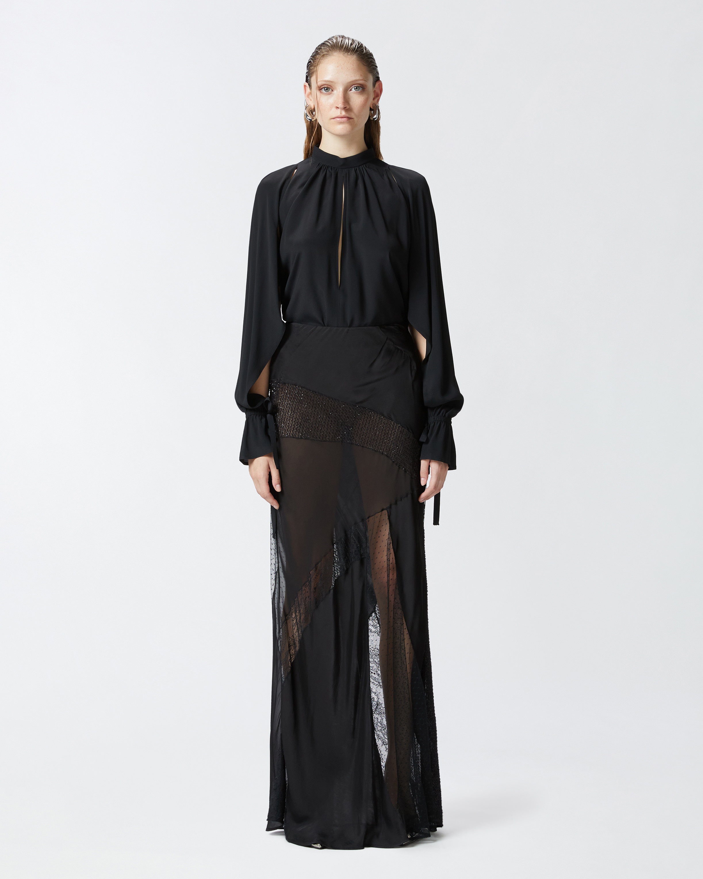 ELEGANT PATCHWORK SKIRT - 2