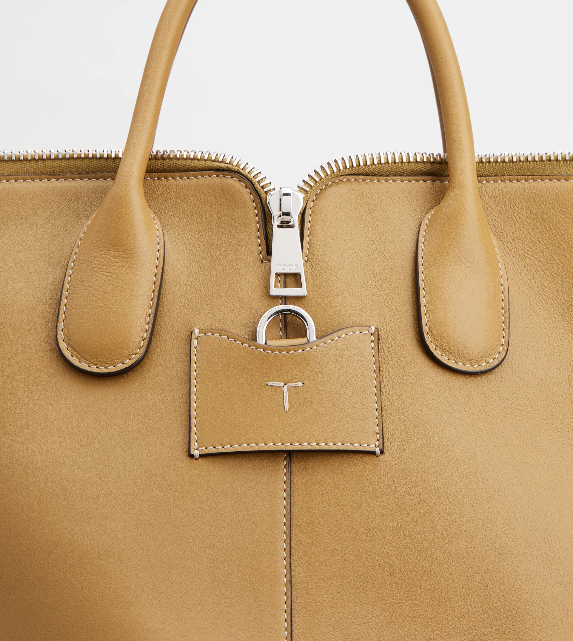 TOD'S DI BAG SWING IN LEATHER MEDIUM - BROWN - 6