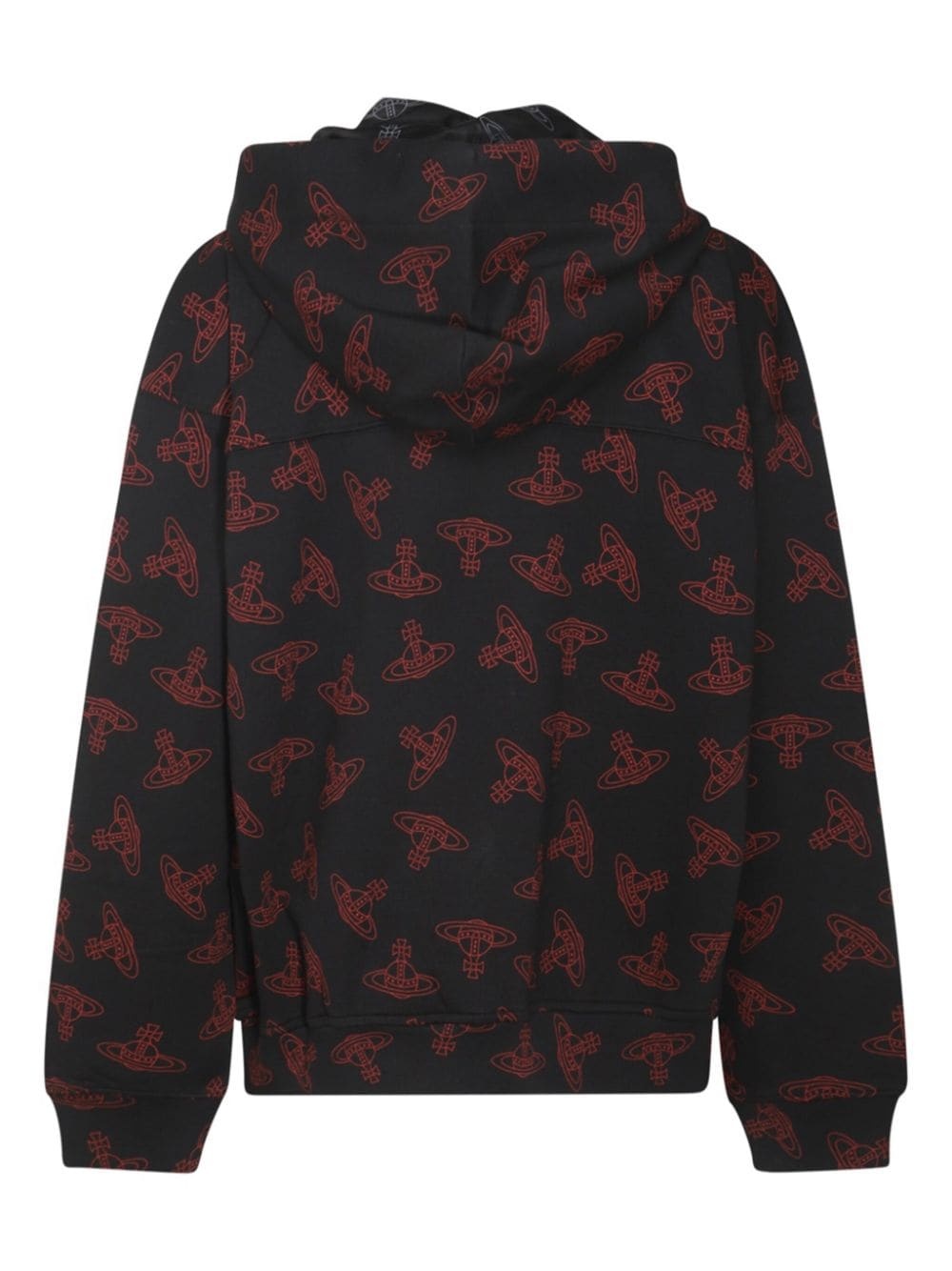 Orb-print hoodie - 2