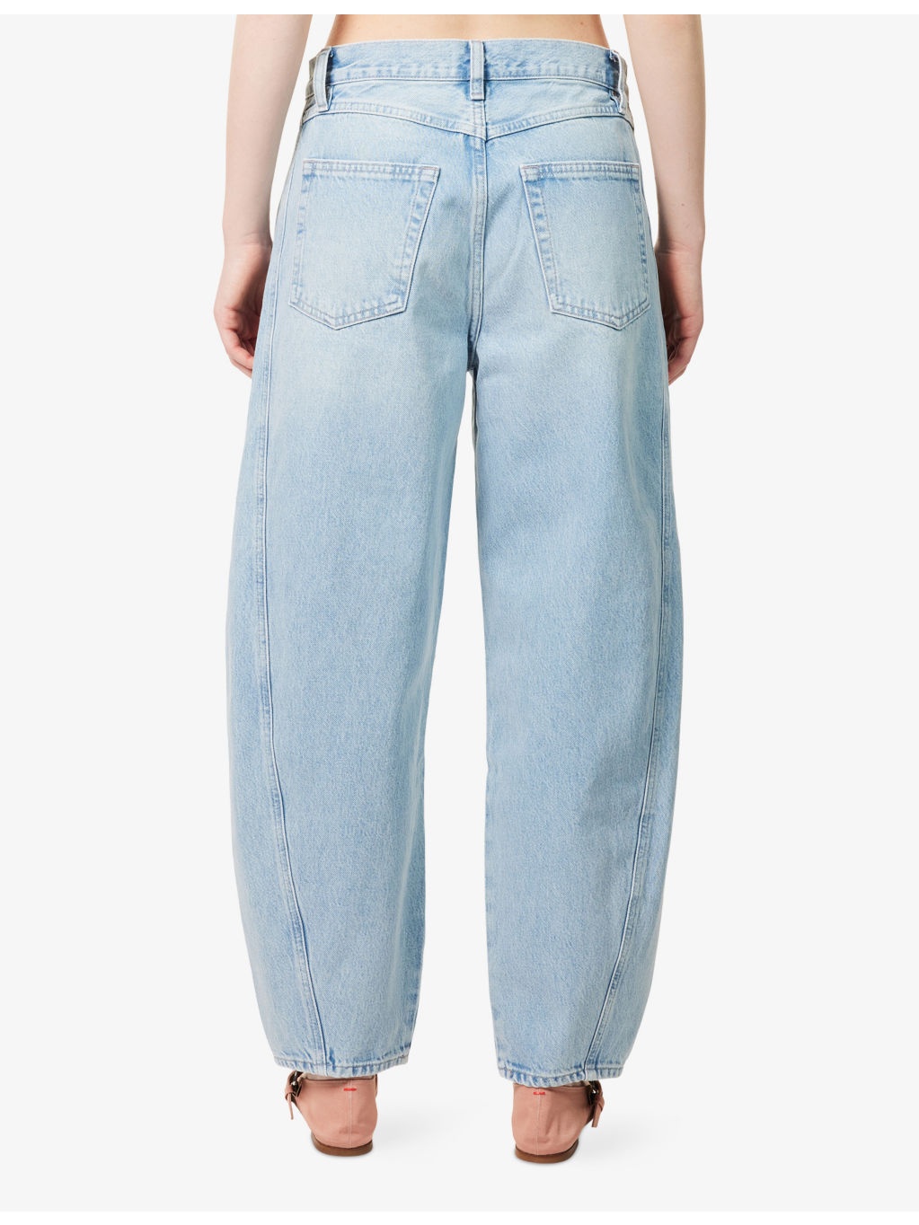 Twisted High-Rise Denim Jeans - 4