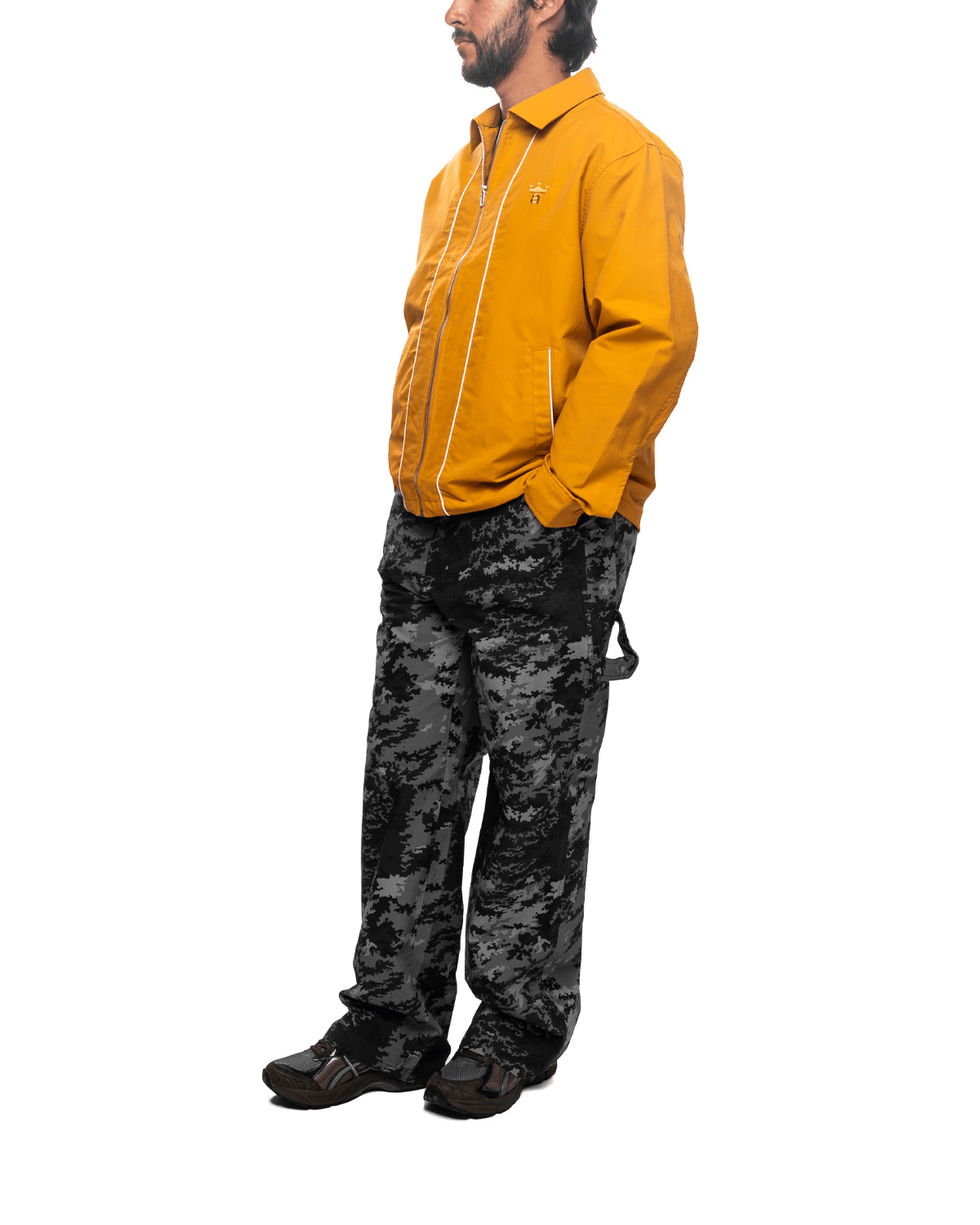 Classic Logo Coaches Jacket Gold - 2