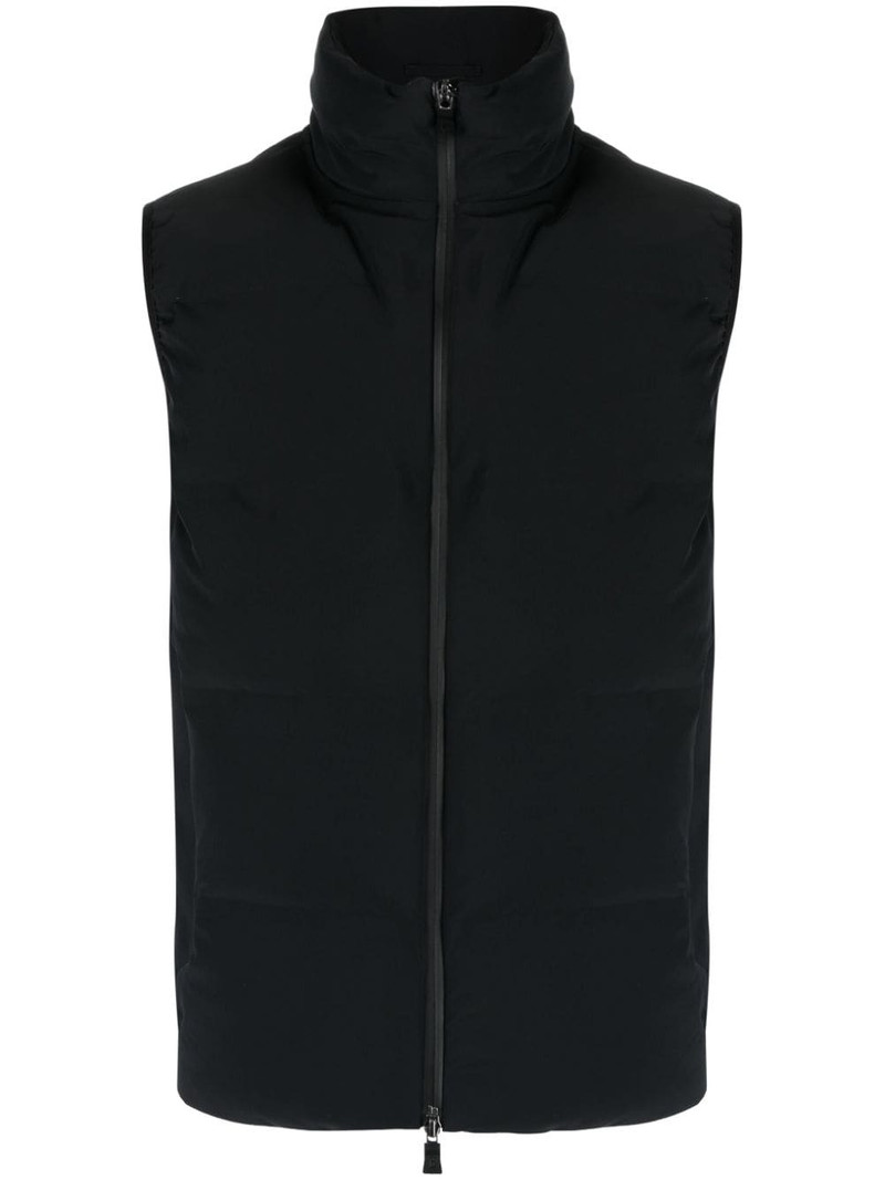 zip-up puffer gilet 1