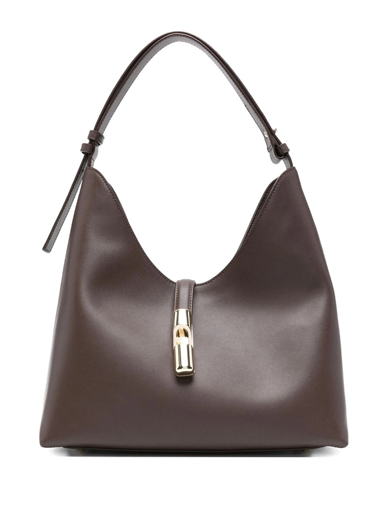 Furla Medium Logo-detail Leather Shoulder Bag 1