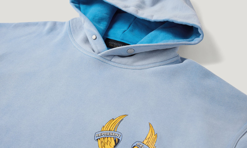 BELSTAFF X REPRESENT BORN TO BIKE HOODIE 3