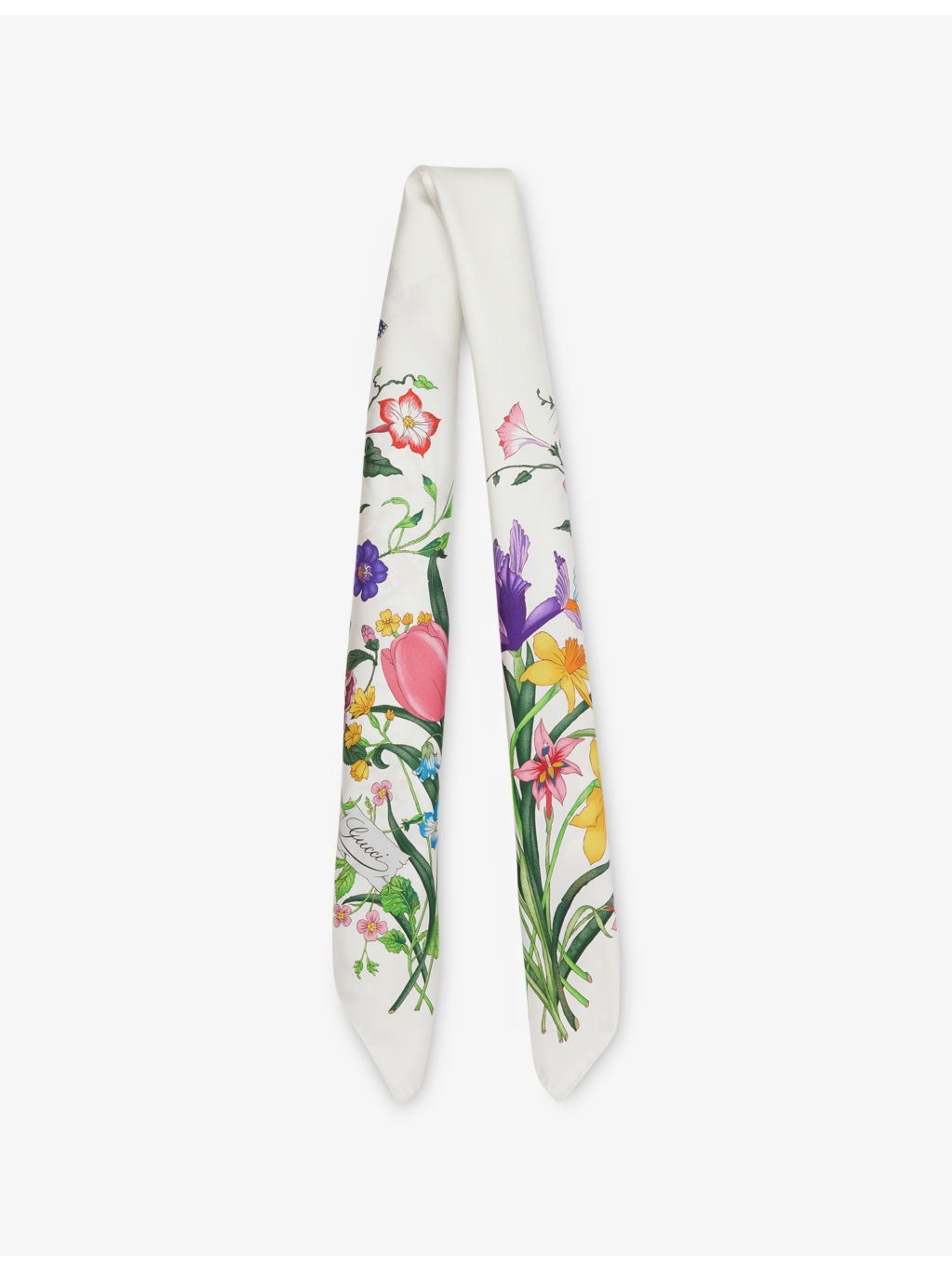 Fly Flora Silk Scarf - 1