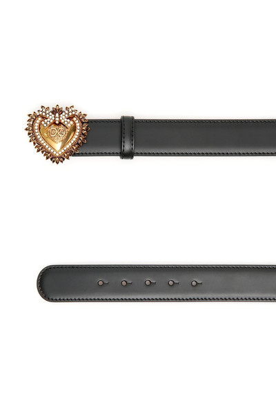 Dolce & Gabbana DEVOTION LEATHER BELT outlook