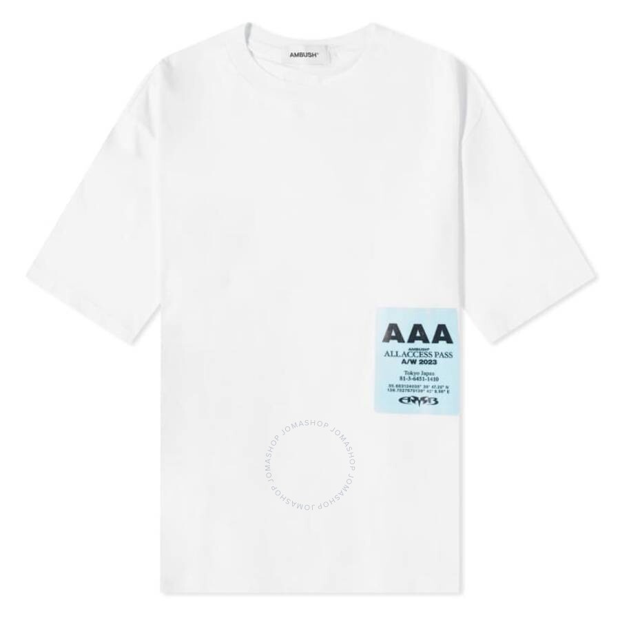Ambush Ambush Pass Print Cotton Jersey T-Shirt | jomashop