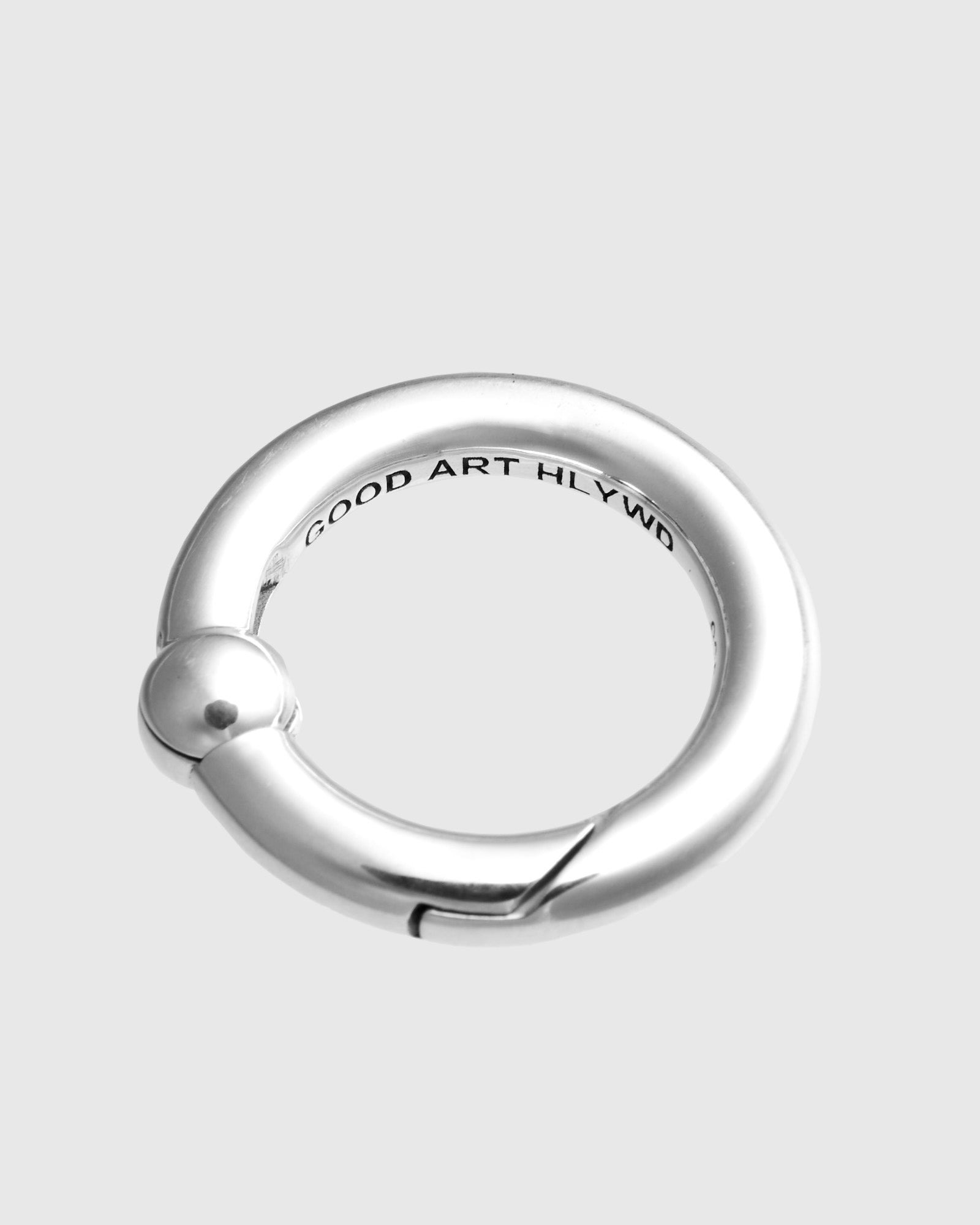 Smooth Spring Ring A in Sterling Silver - 4