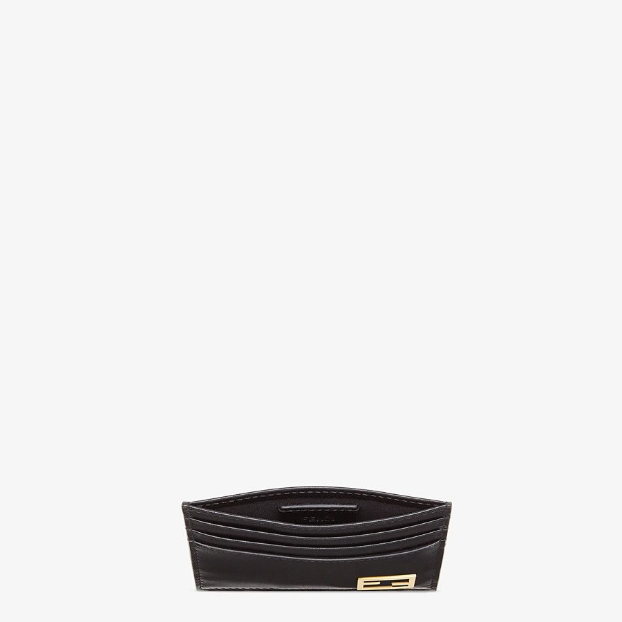 Black leather card holder - 3