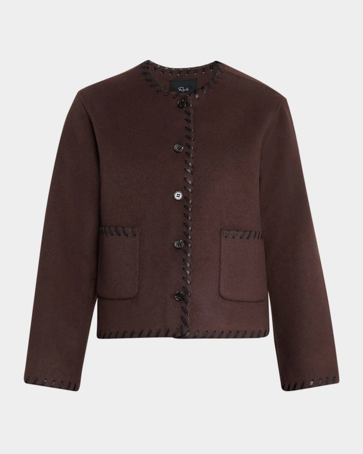 Melanie Boxy Wool-Blend Jacket - 1