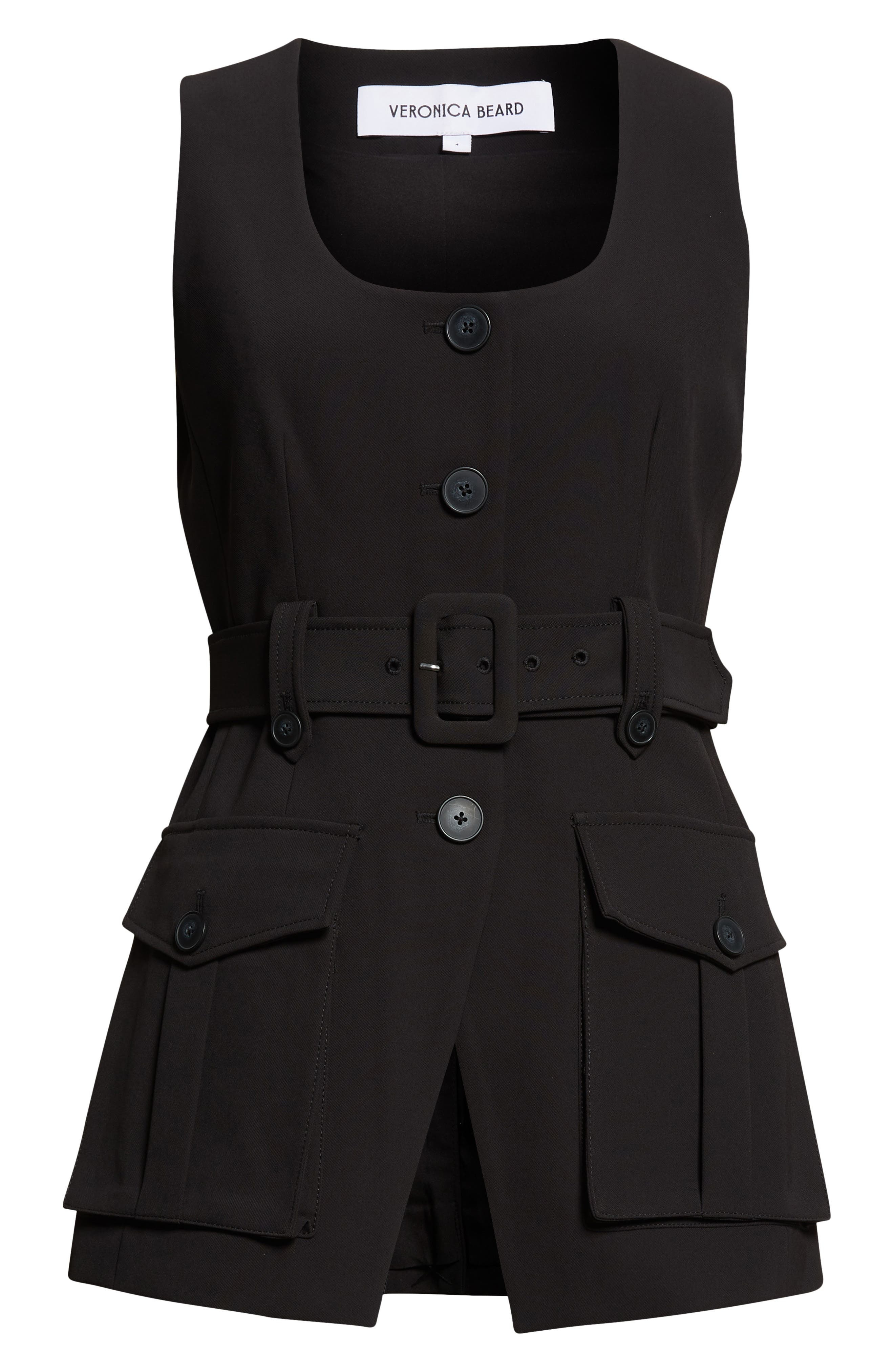 Veronica Beard Becker Vest in Black at Nordstrom - 6