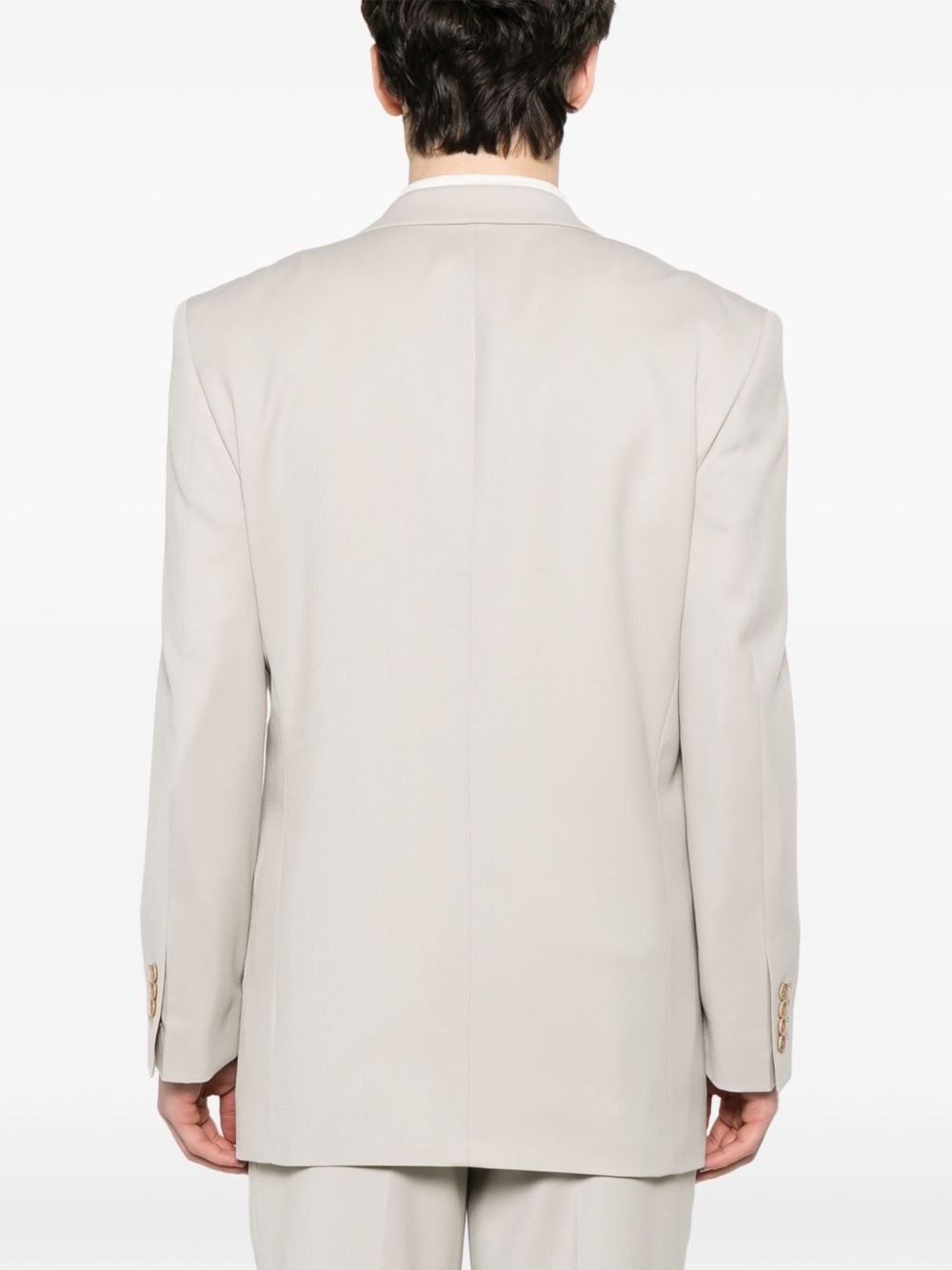 90's double-breasted blazer - 4