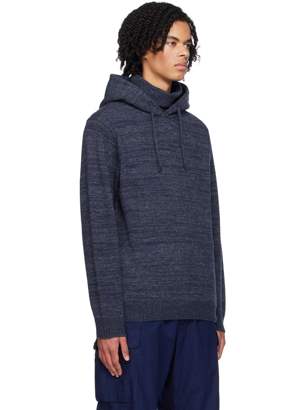 Navy Layered Hoodie - 2