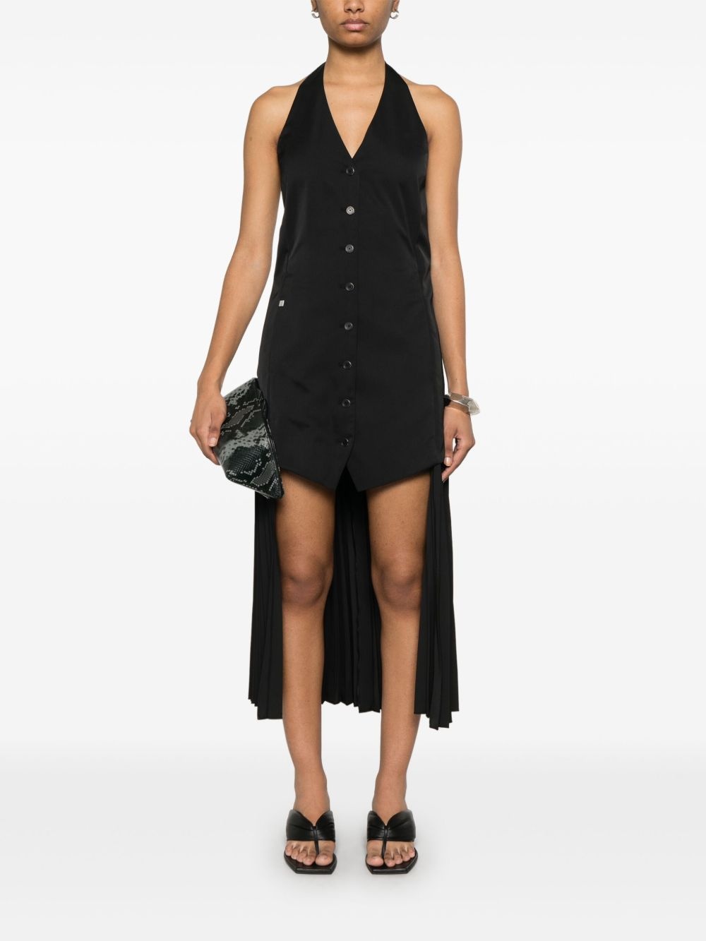 halter vest dress - 2