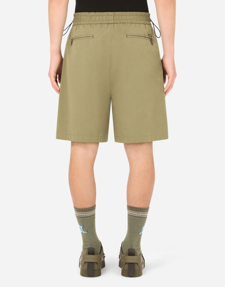 Cotton cargo shorts - 3