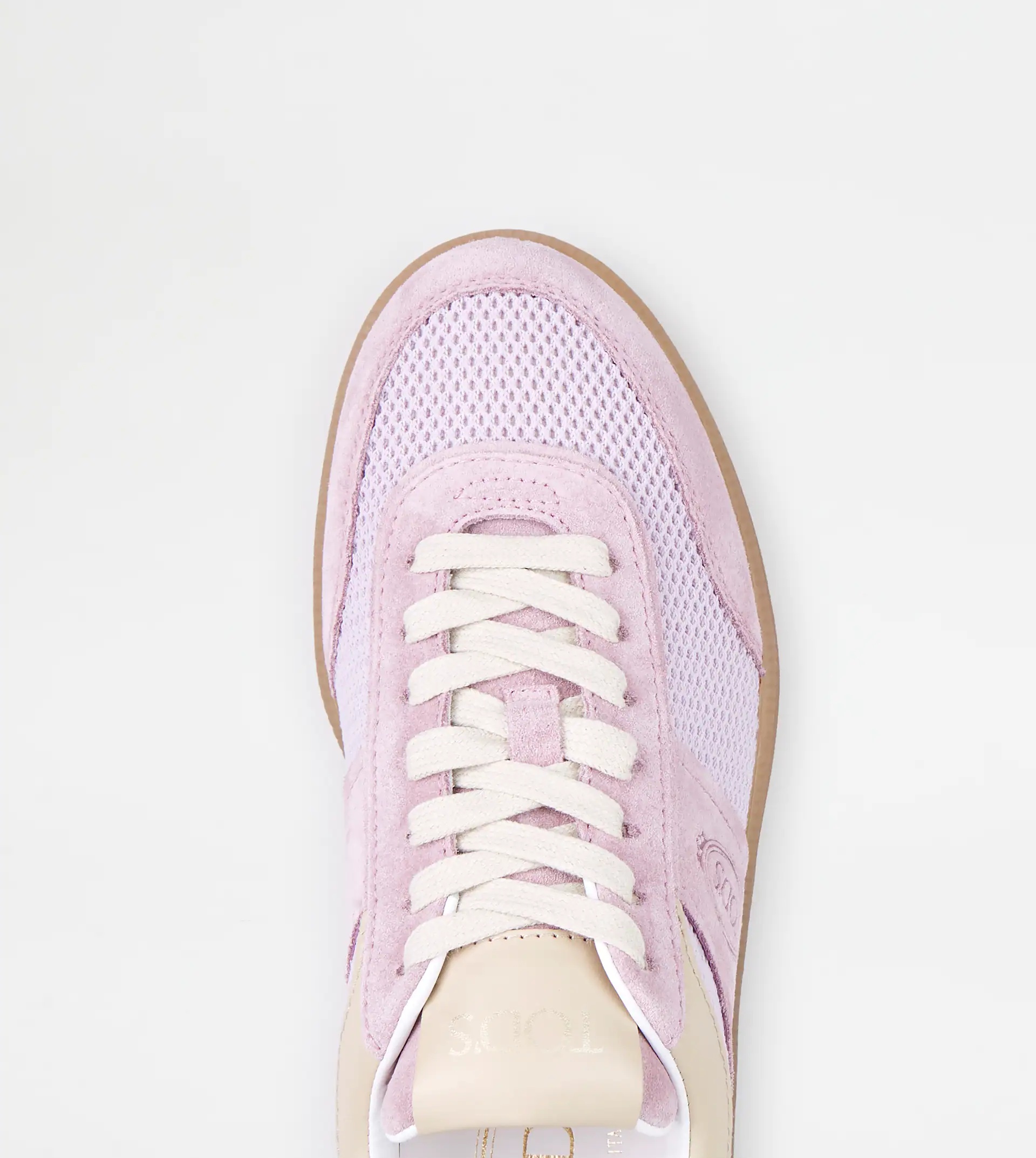 TOD'S TABS SNEAKERS IN SUEDE AND TECHNICAL FABRIC - VIOLET - 5
