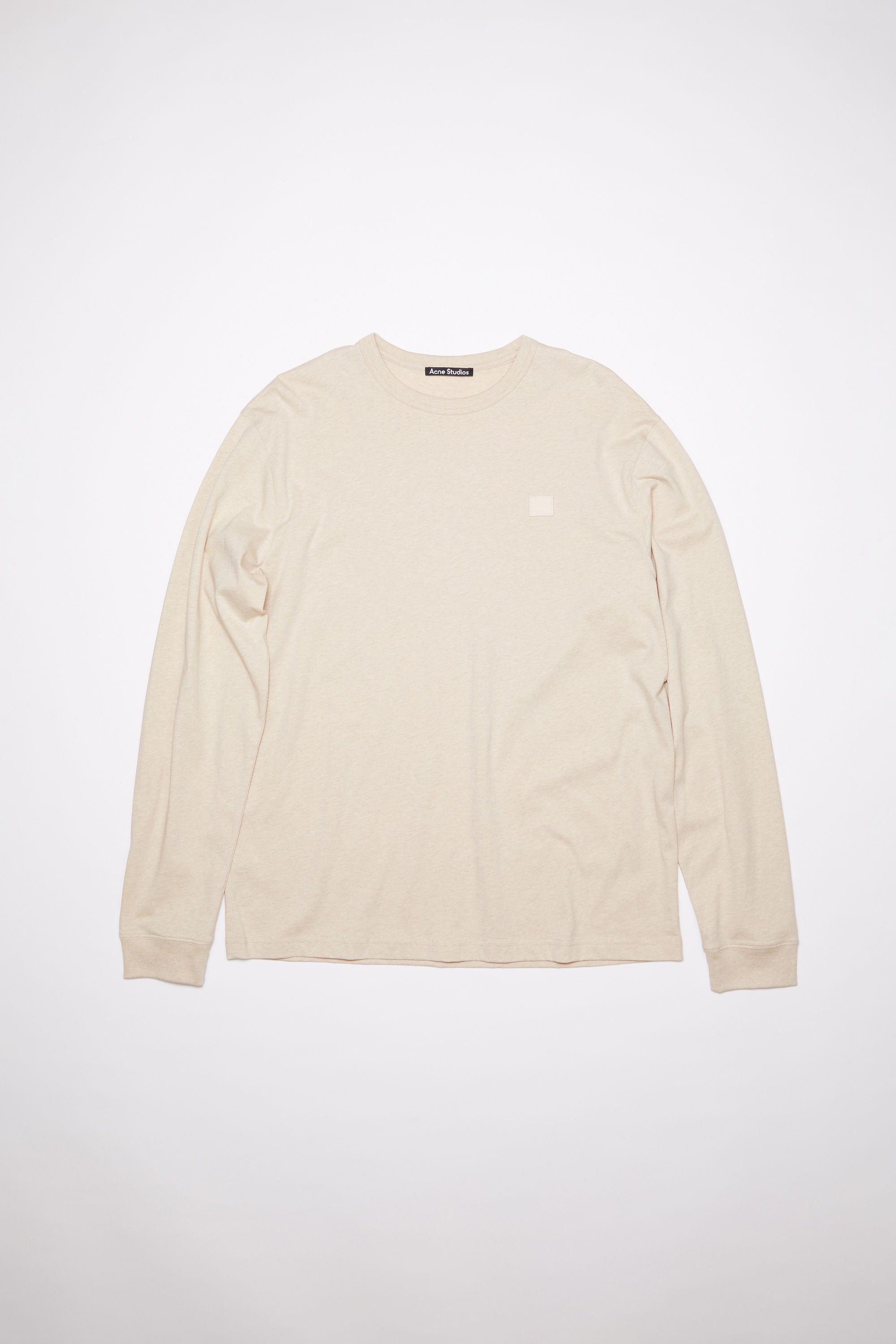 Long sleeve t-shirt - Oatmeal melange - 1