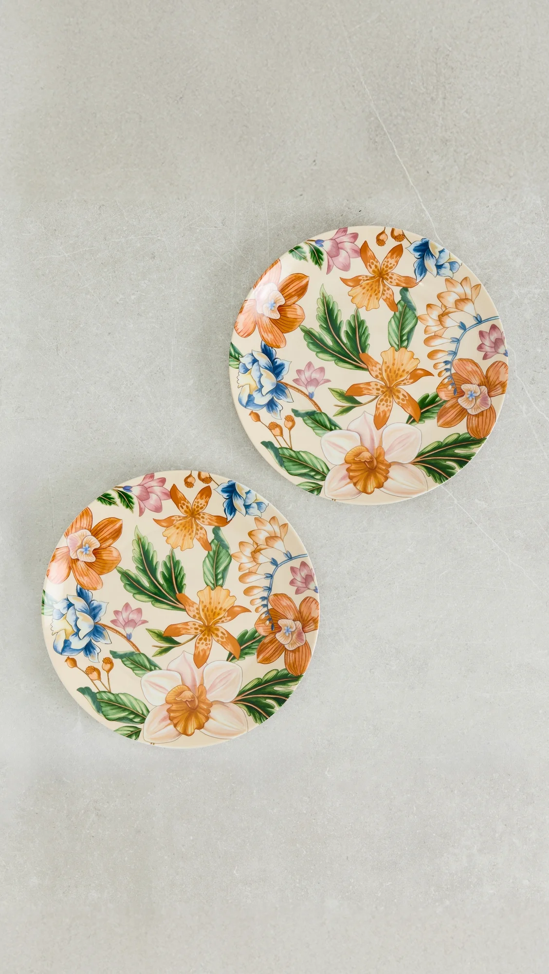 Floral Nature Dinner Plates Set of 2 - 1