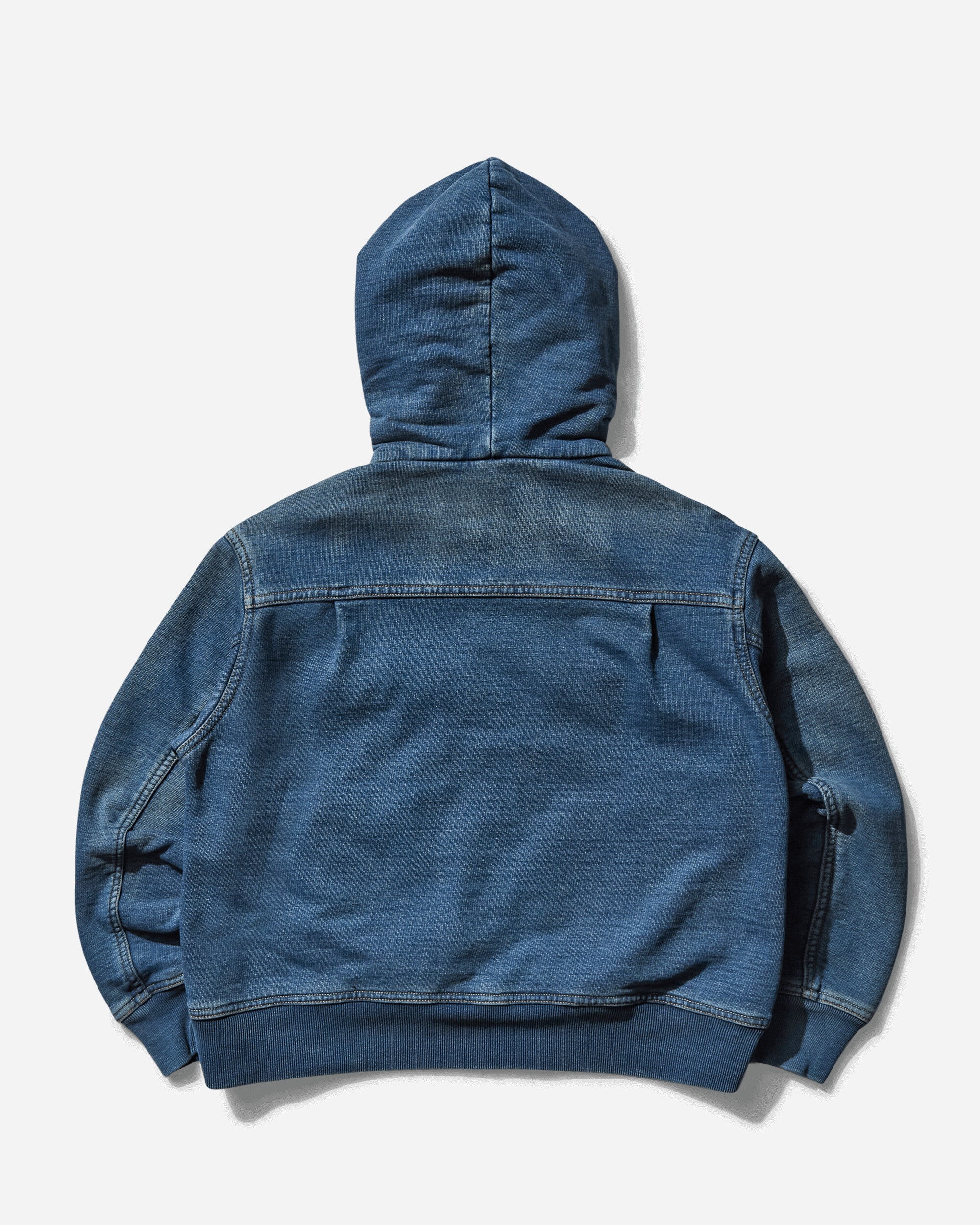 Women's Denim Hoodie Indigo - 2
