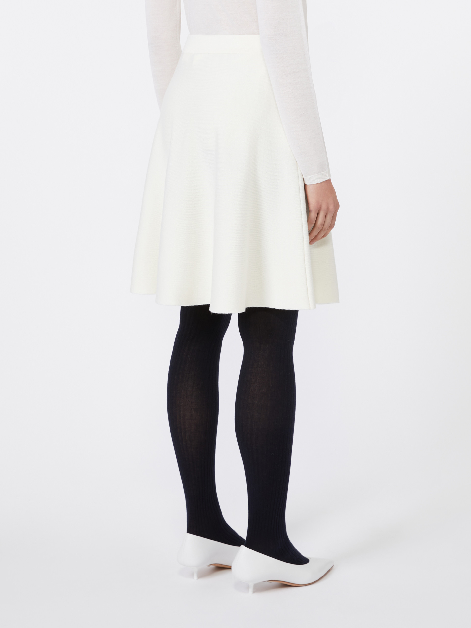 UBALDA Cotton and viscose crêpe miniskirt - 4