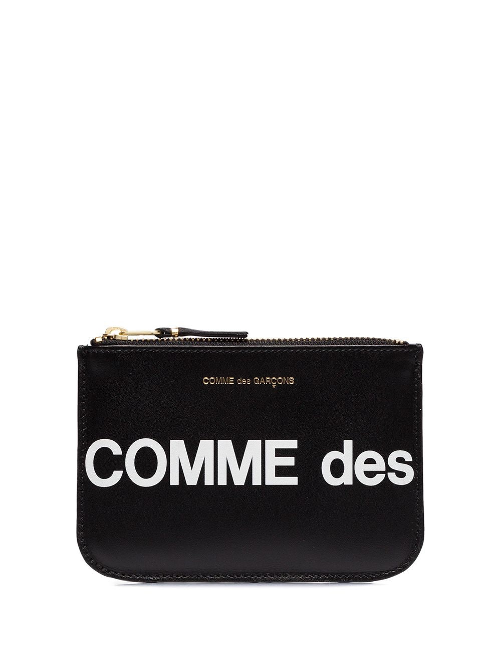 LOGO PRINT ZIPPED POUCH - 1