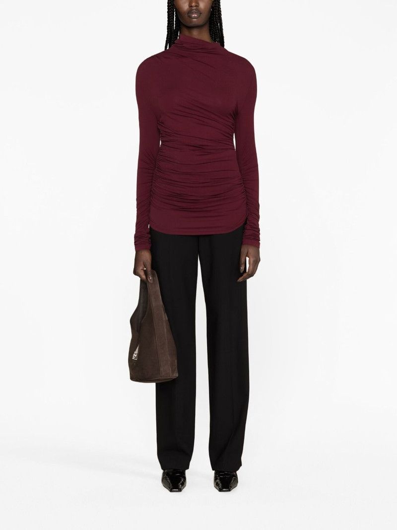 TOVE Leomie asymmetric ruched top outlook