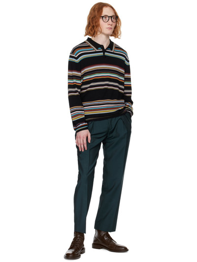 Paul Smith Green Pleated Trousers outlook
