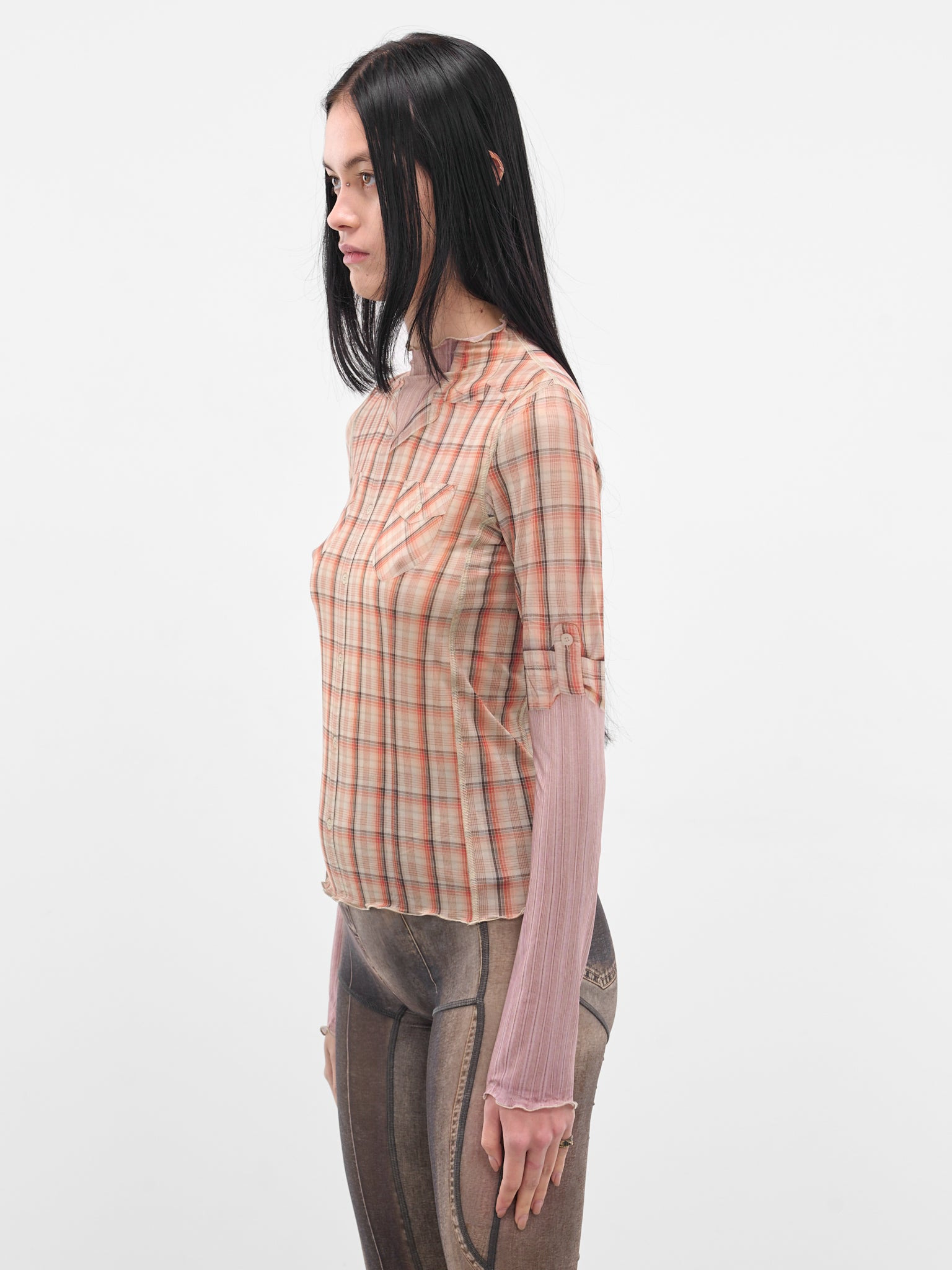 Harley Flannel Print Halcyon Top - 2