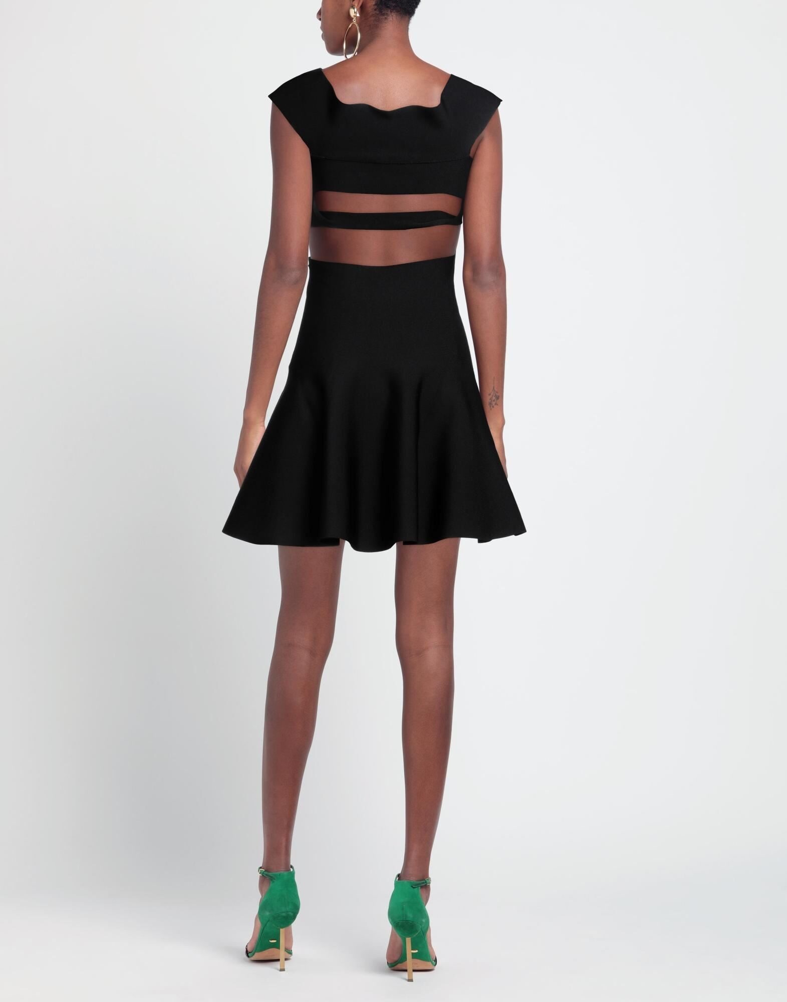 Black Women's Short Dress - 4