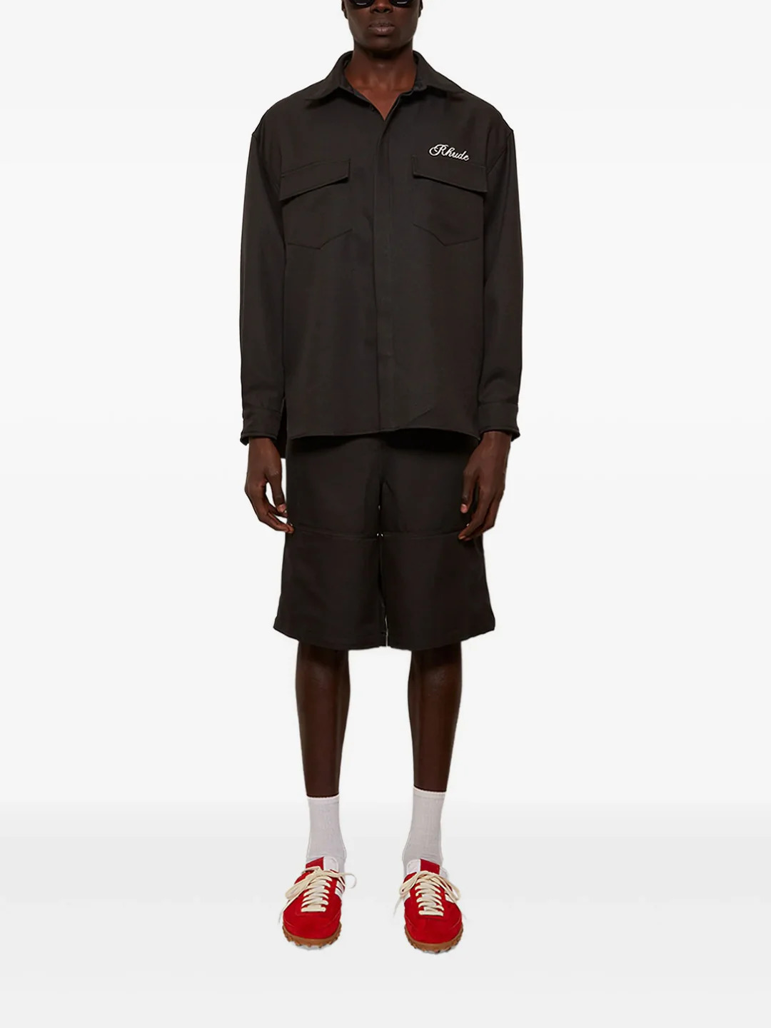 Boxy Long Sleeve Work Shirt - 2