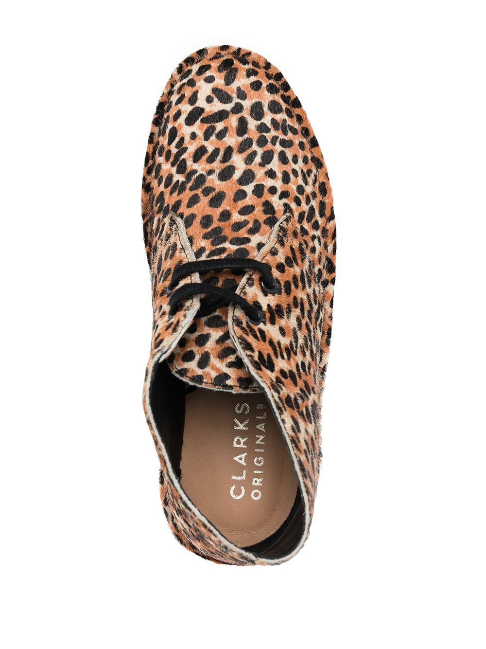 leopard-print desert boots - 4