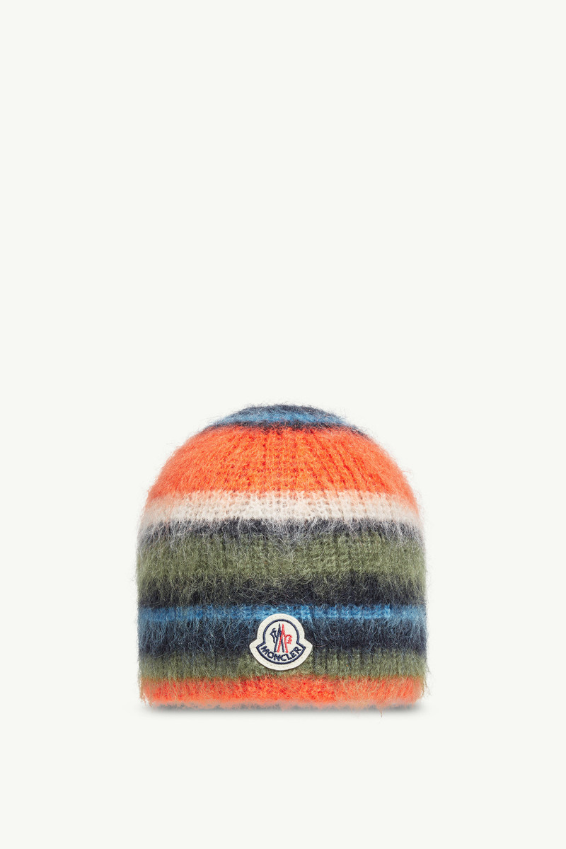 Striped Mohair Beanie 1