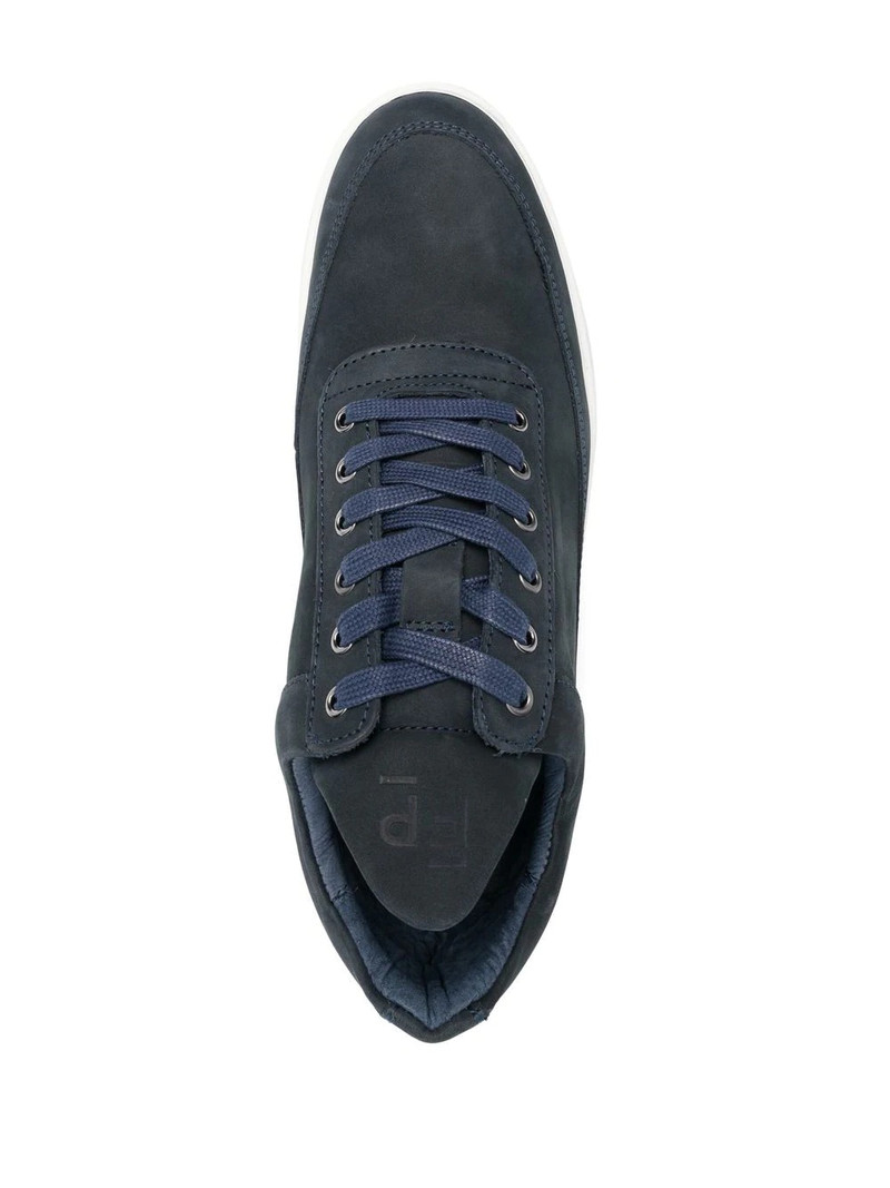 low-top suede sneakers 4