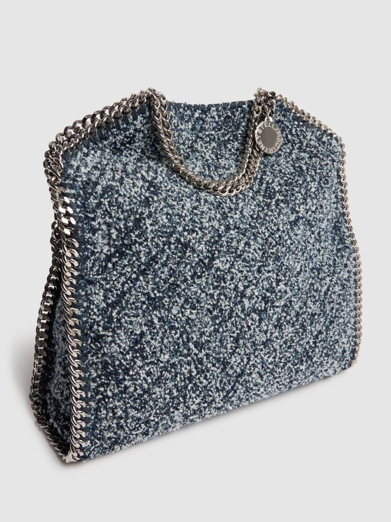 Falabella eco denim tweed tote bag - 2