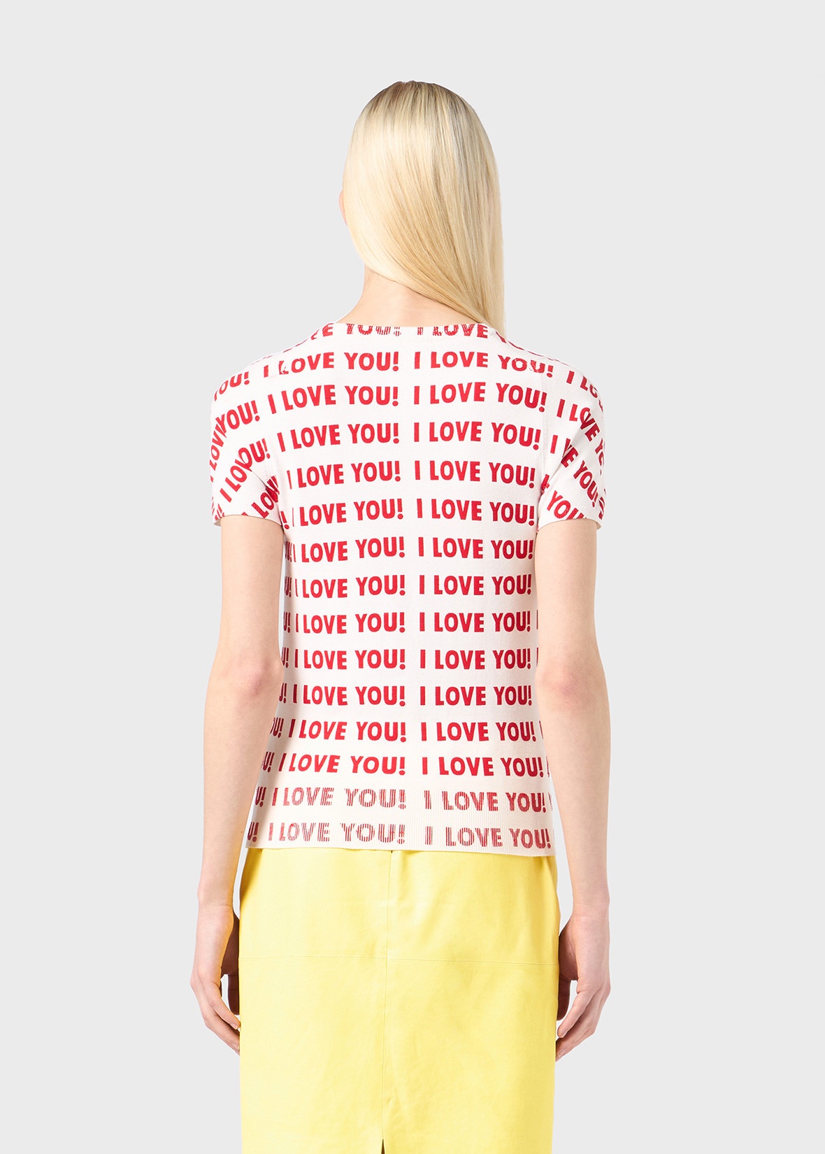 JERSEY T-SHIRT WITH I LOVE YOU! PRINT - 4